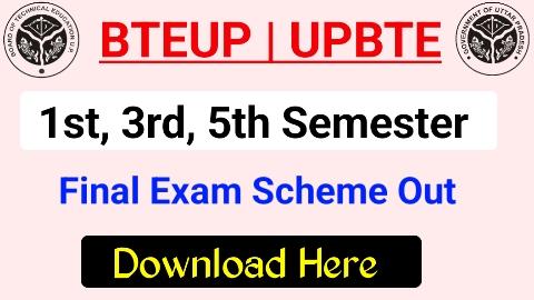 Bteup Exam Scheme Out 