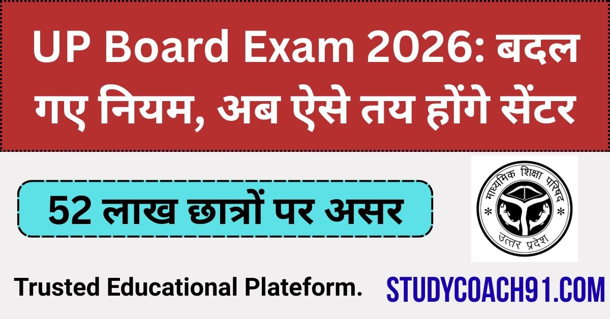 UP Board Exam 2026 policy update